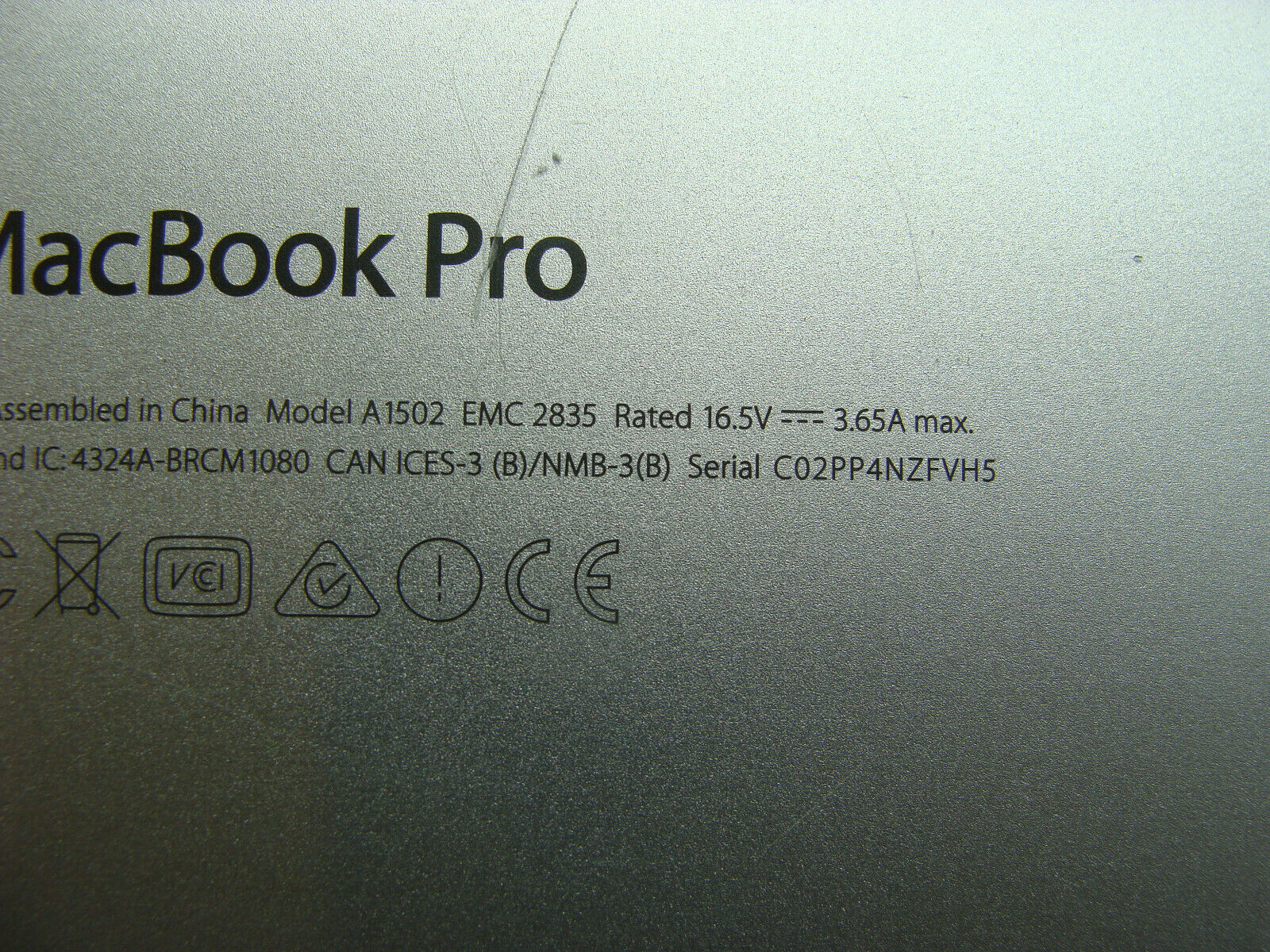 MacBook Pro A1502 13