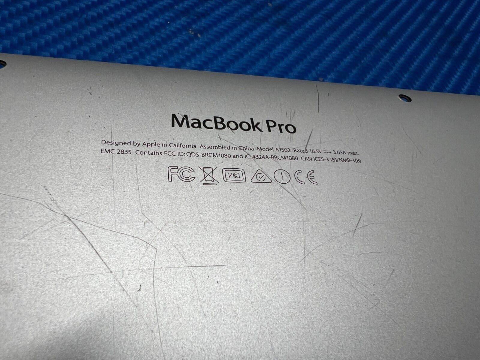 MacBook Pro A1502 MF840LL/A Early 2015 13