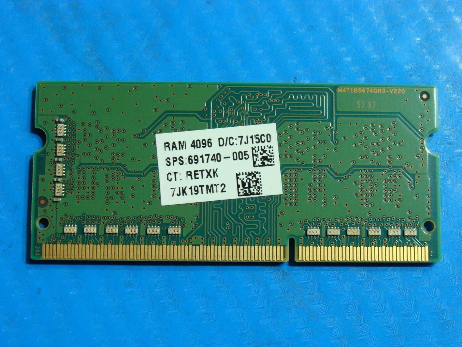 HP 15-af123cl Laptop Samsung 2GB Memory PC3L-12800S-11-13-C3 M471B5674EB0-YK0 