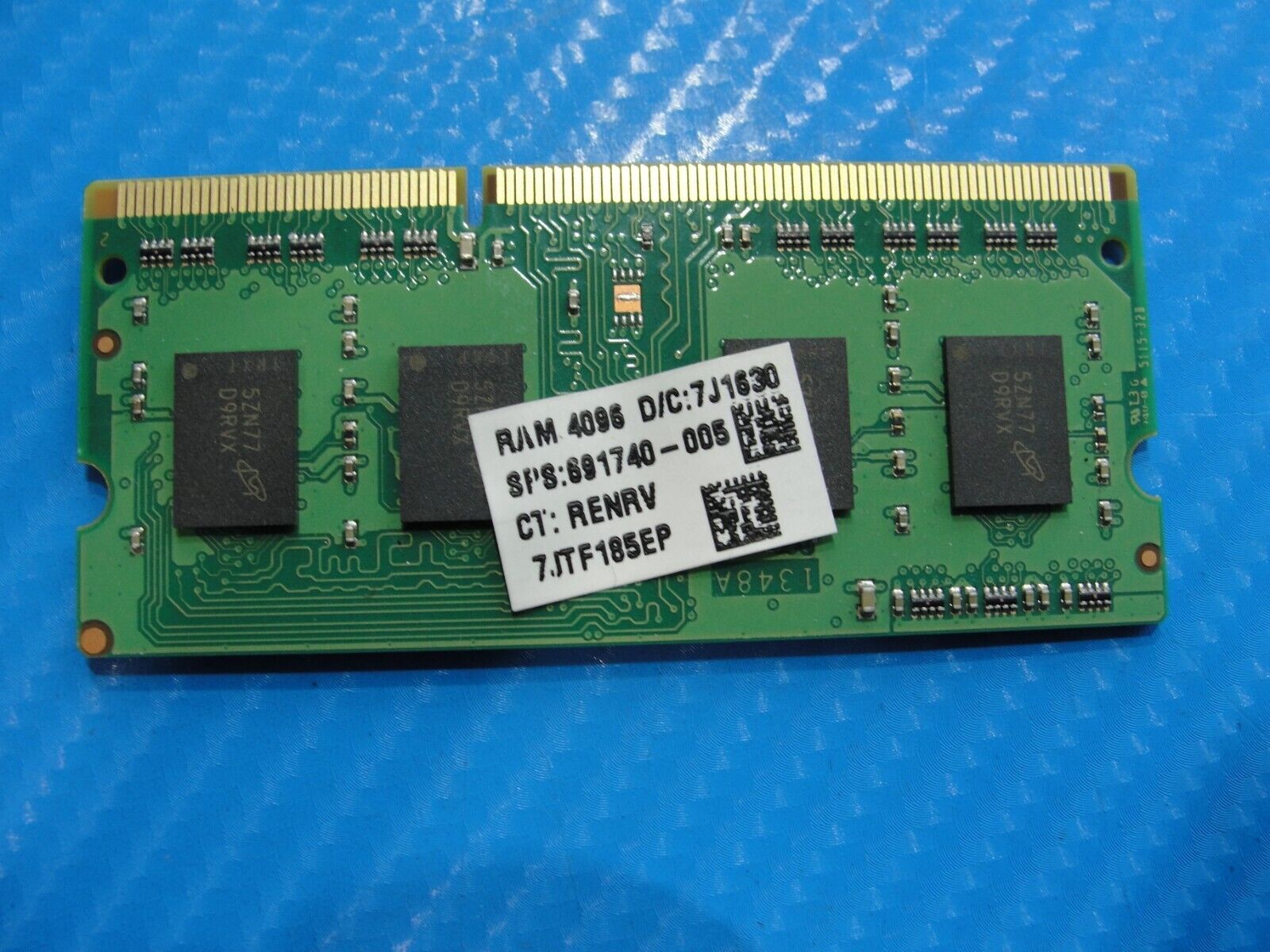 HP 15-af123cl Micron 4Gb 1Rx8 Memory Ram So-Dimm PC3L-12800S MT8KTF51264HZ-1G6N1