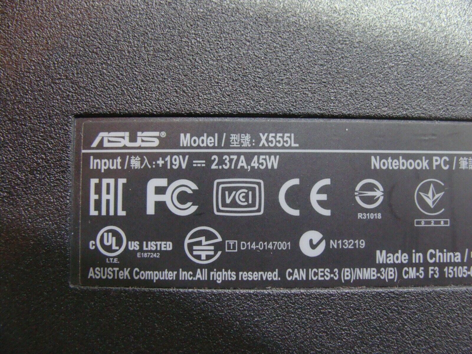 Asus 15.6