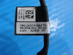 Dell Latitude 3420 14" Genuine DC IN Power Jack w/Cable hjw4d 450.0nf08.0011