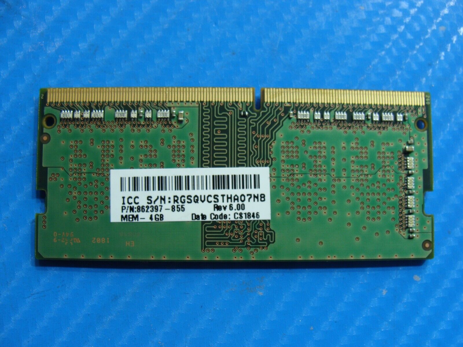 HP 17-by0053cl Samsung 4GB 1Rx16 PC4-2400T Memory RAM SO-DIMM M471A5244CB0-CRC
