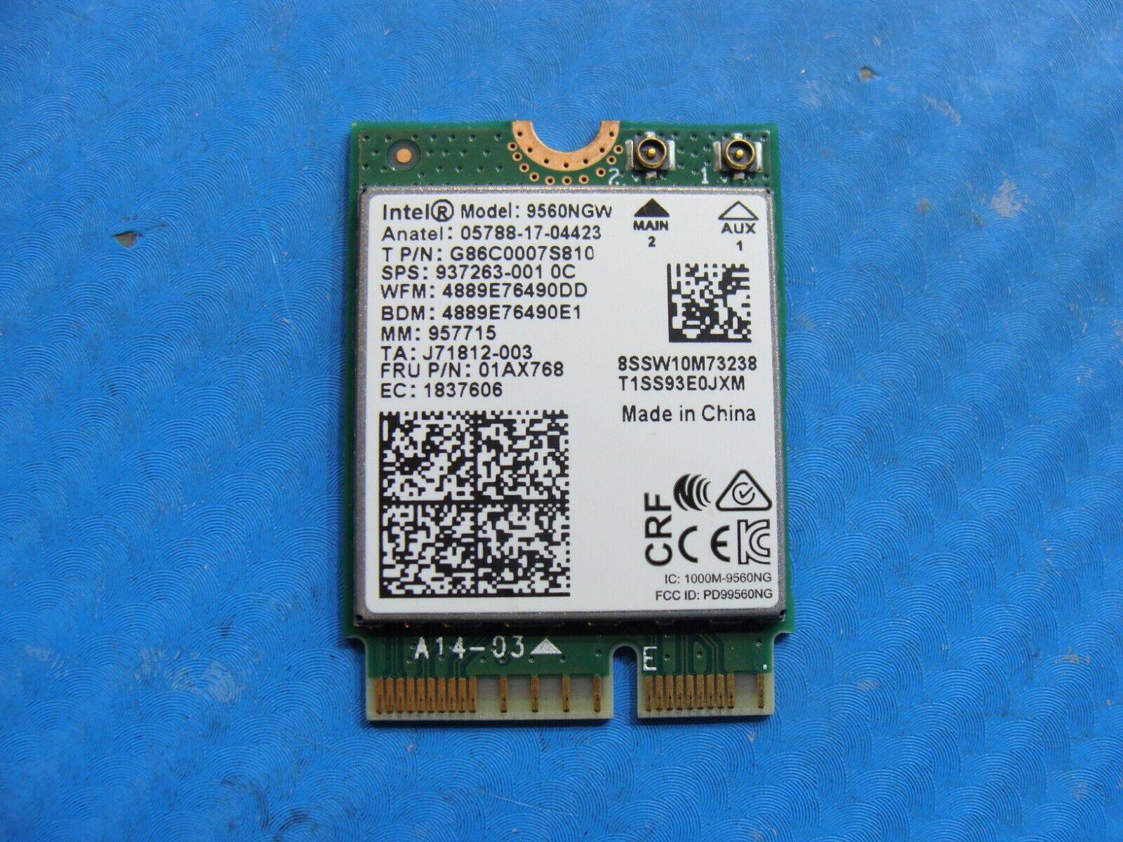 Acer Nitro 5 AN515-53 15.6 Genuine Laptop Wireless WiFi Card 9560NGW 01AX768