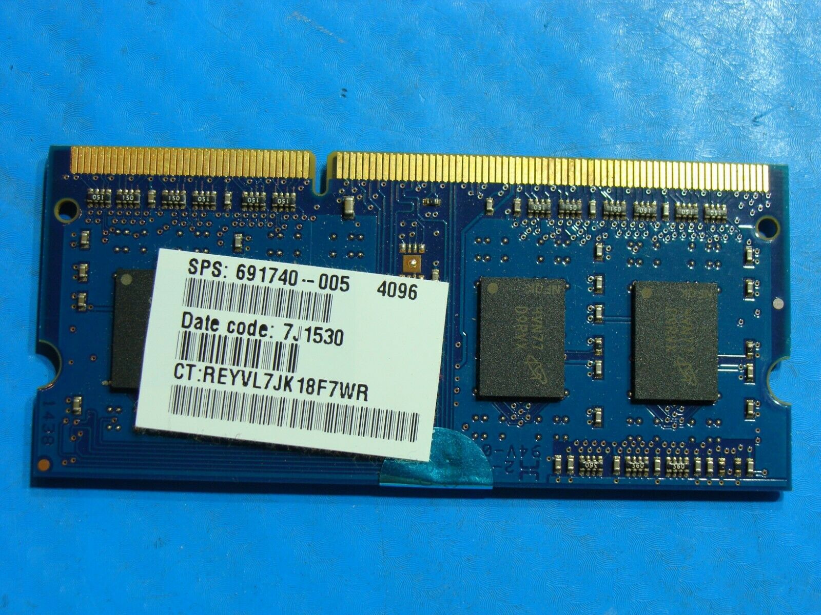 HP 15-r263dx Kingston 4GB PC3L-12800S Memory RAM SODIMM HP687515-H65-MCN 