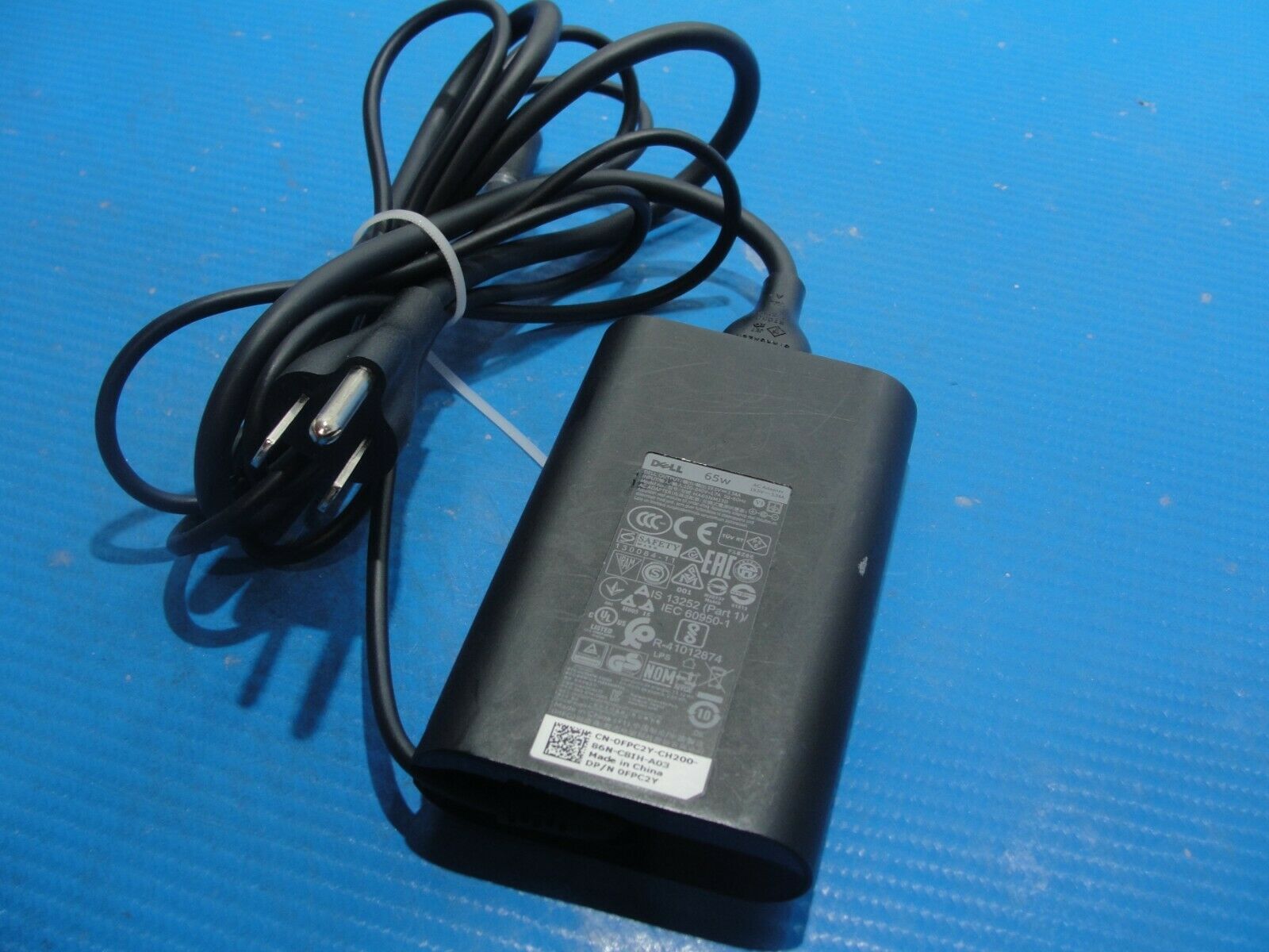 Genuine Dell AC Adapter Power Charger 19.5V 3.34A 65W HA65NM130 0FPC2Y 