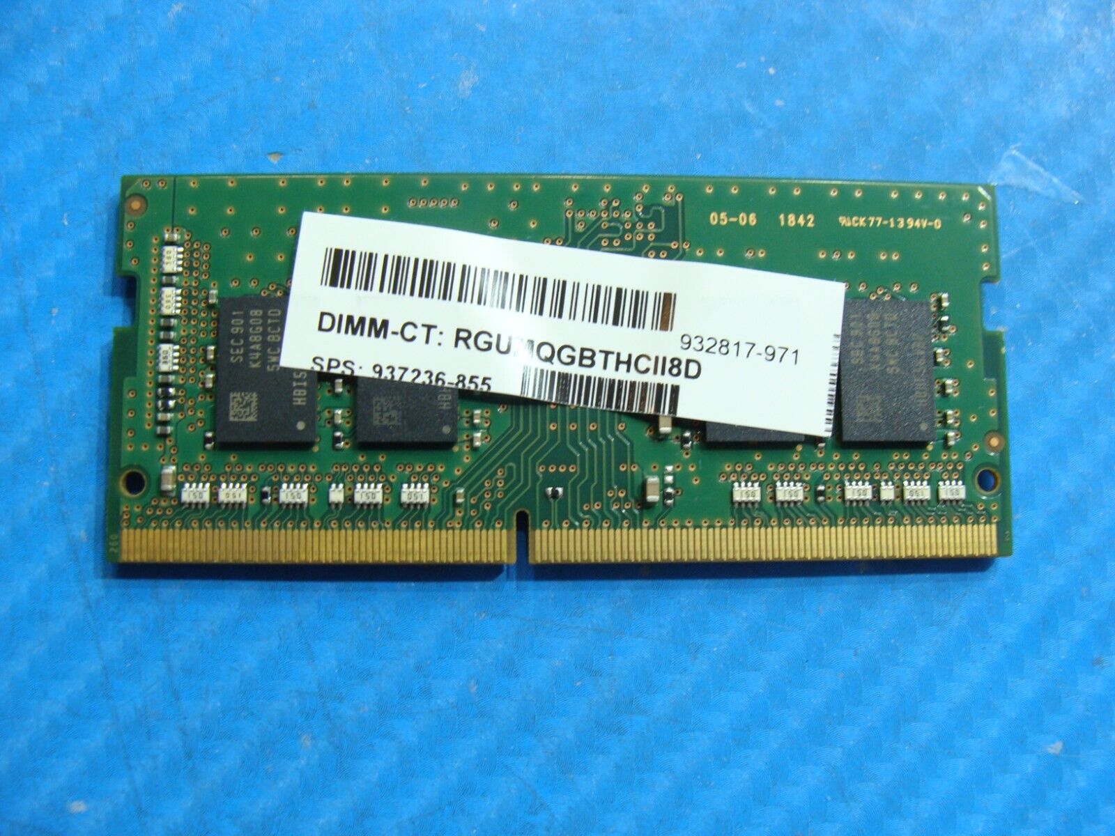 HP 15m-dr0011dx Samsung 8GB 1Rx8 PC4-2666V Memory RAM SO-DIMM M471A1K43CB1-CTD