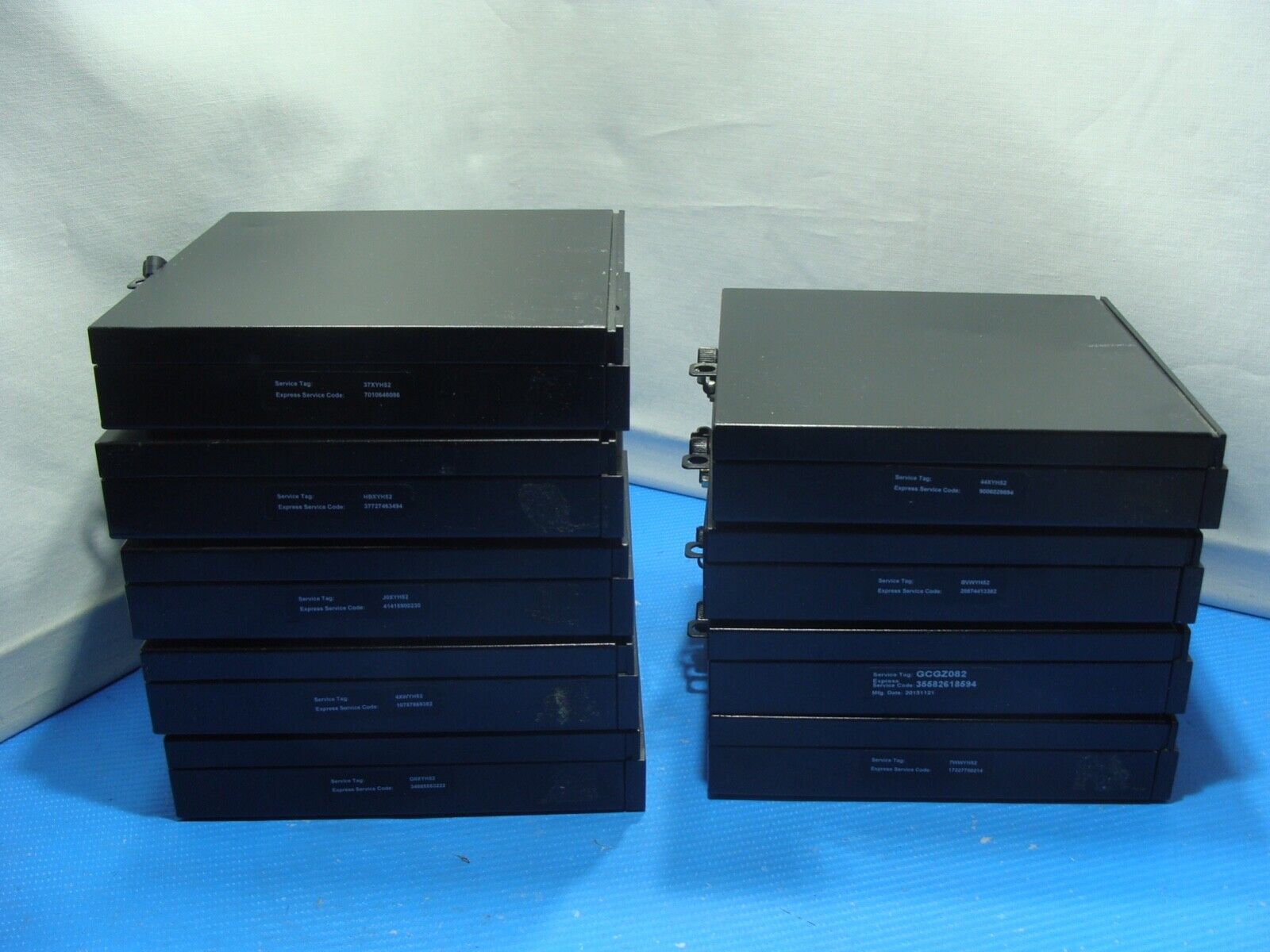 LOT OF 9 Dell Optiplex 3020M MFF Intel Pentium 3250T 2.80Ghz 4 GB RAM 512GB HDD