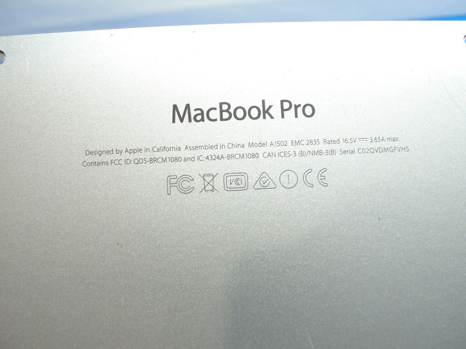 MacBook Pro A1502 13