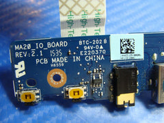 Toshiba Satellite L15W-B1208X 11.6" OEM USB Audio Port Board w/Cable N01KB10B01 Toshiba