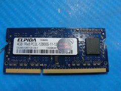 HP 15-n210dx Elpida 4Gb 1Rx8 Memory Ram So-Dimm pc3l-12800s ebj40ug8efu0-gn-f 