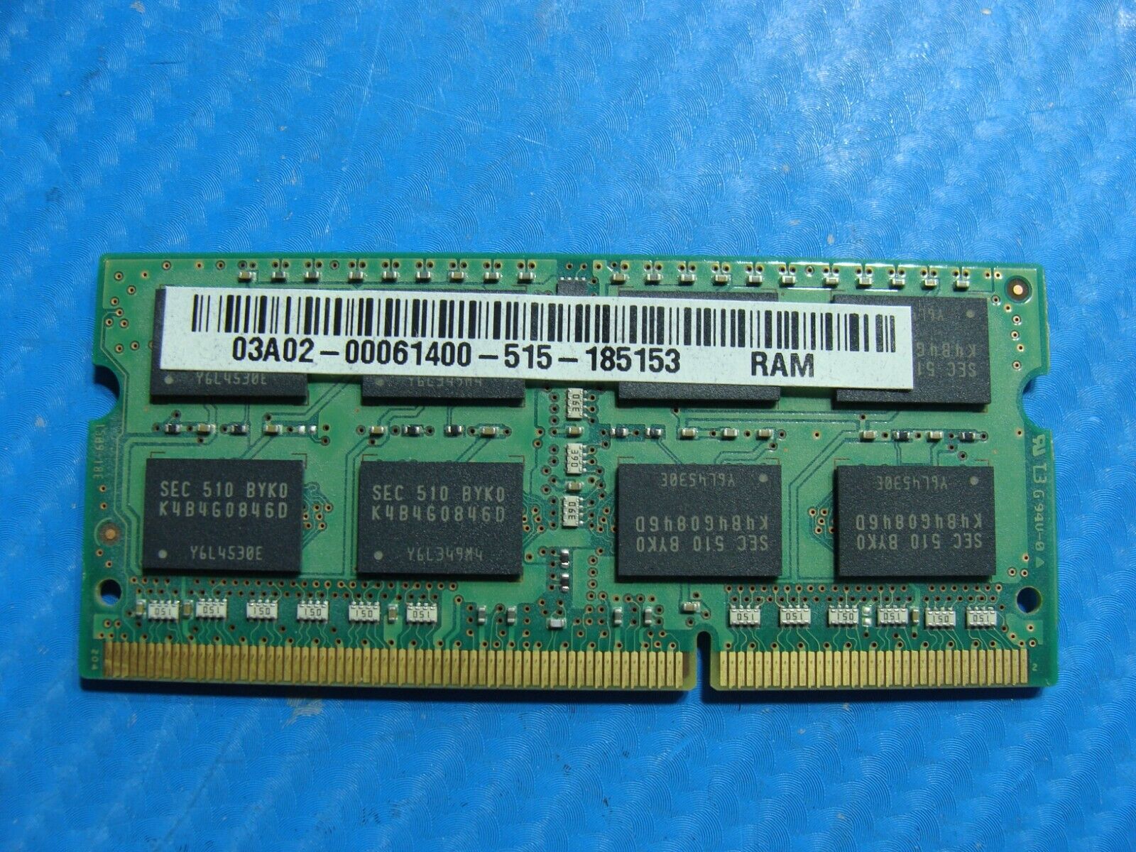 Asus GL551JW-DS71 Samsung 8GB PC3L-12800S Memory RAM SO-DIMM M471B1G73DB0-YK0