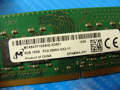 HP 15-cs3063cl So-Dimm Micron 8GB 1Rx8 Memory Ram PC4-2666V MTA8ATF1G64HZ-2G6E1