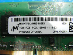 Dell 15 5558 Micron 4Gb pc3l-12800s SO-DIMM Memory Ram mt8ktf51264hz-1g6e1 - Laptop Parts - Buy Authentic Computer Parts - Top Seller Ebay