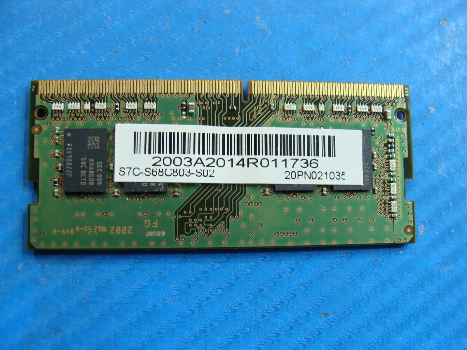 MSI GP65 10SFK So-Dimm Samsung 8GB 1Rx8 Memory RAM PC4-2666V M471A1K43CB1-CTD