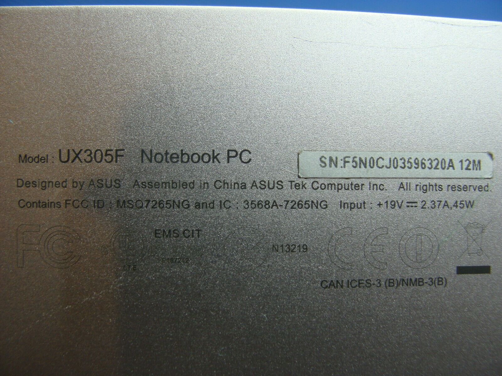 ASUS 13.3