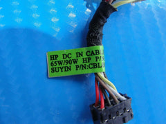 HP 15-f010wm 15.6" Genuine Laptop DC in Power Jack w/ Cable 730932-yd1 