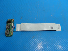 Dell Inspiron 15 3558 15.6" Genuine Dual USB Audio Port Board w/Cable C2G6K #3 Dell