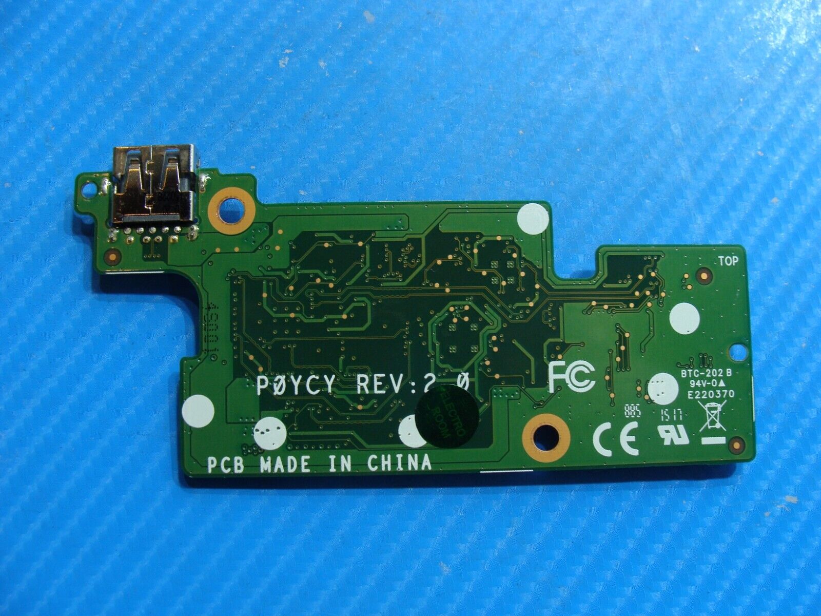 Acer 11.6” P0YCY Genuine Laptop USB Port Board w/Cable 69NM1XU11A01