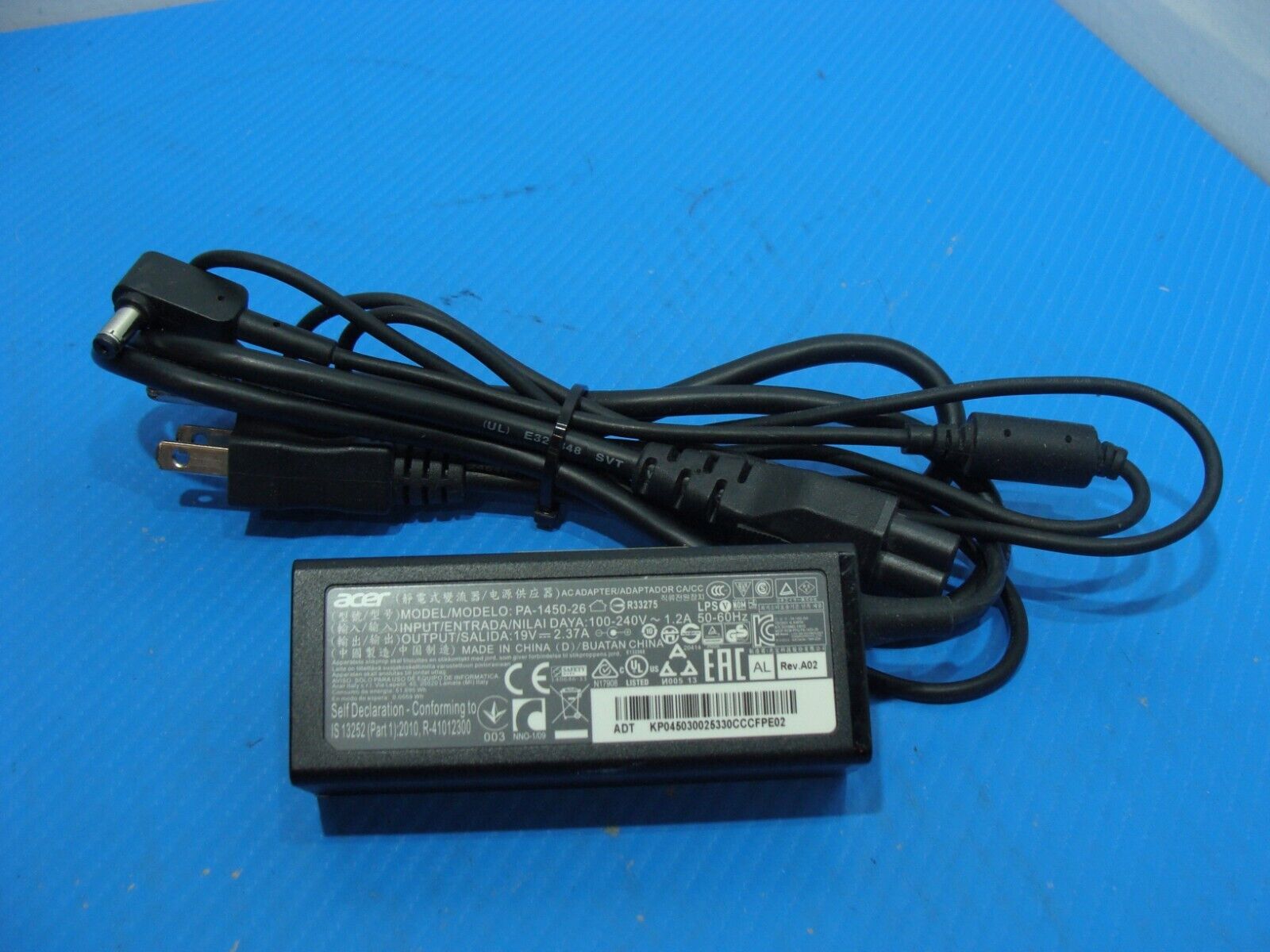 Genuine Acer 45w Charger Ac Power Adapter A045R021L PA-1450-26 ADP-45HE B 5.5mm