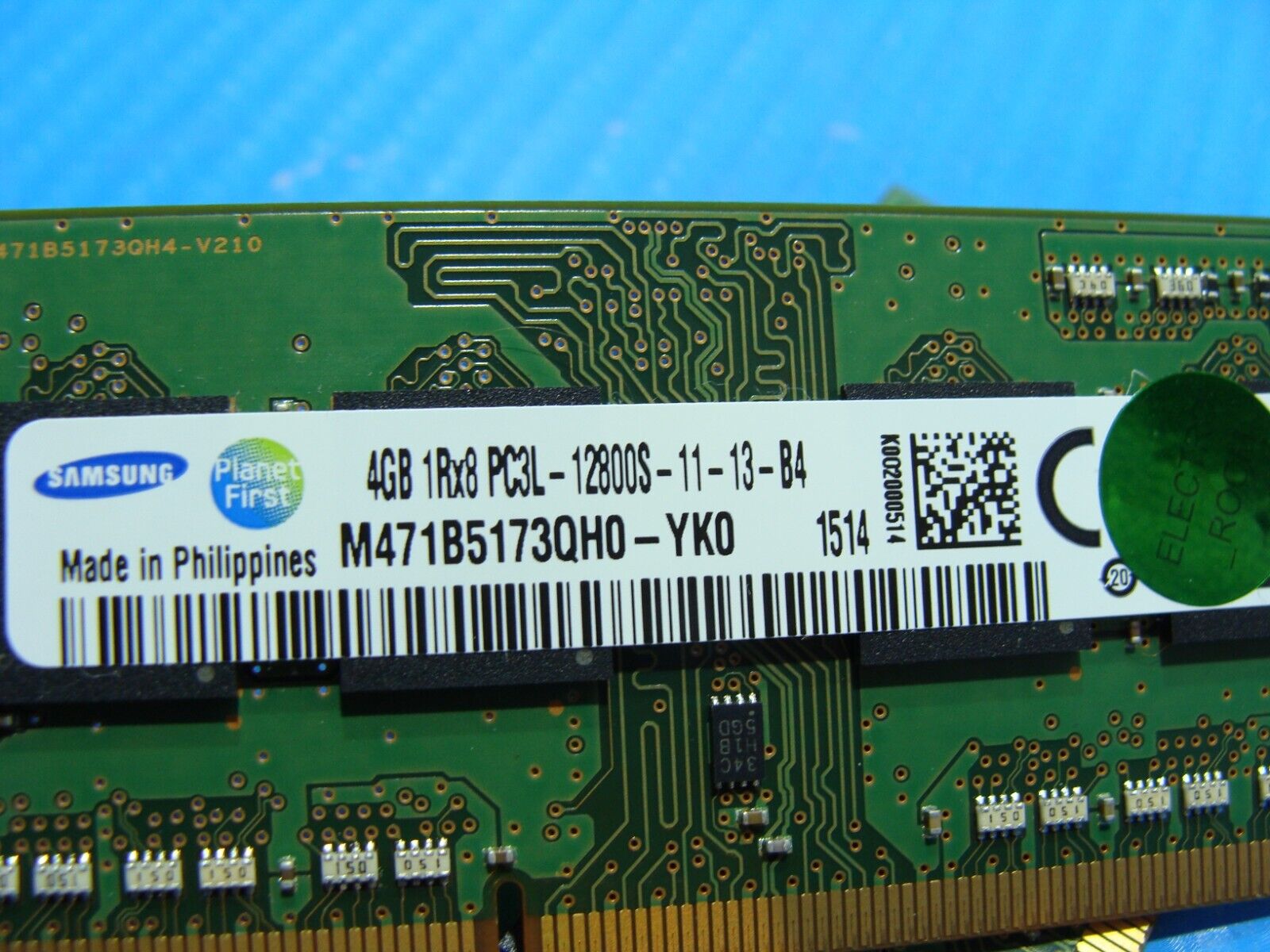 Dell 15 5558 Samsung 8GB (2x4GB) 1Rx8 Memory RAM SO-DIMM M471B5173QH0-YK0