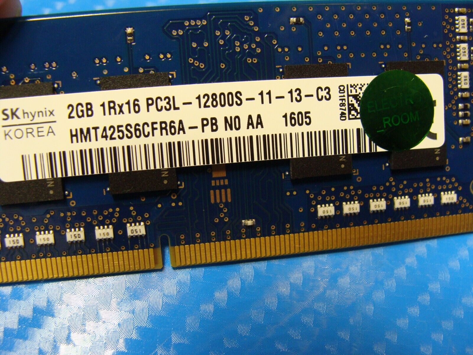 HP 15-af123cl So-Dimm SK Hynix 2GB 1Rx16 Memory RAM PC3L-12800S HMT425S6CFR6A-PB