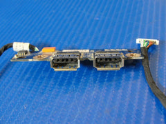 HP Pavilion dv7-1245dx 17" Genuine Laptop Dual USB Port Board w/Cable LS-4082P HP