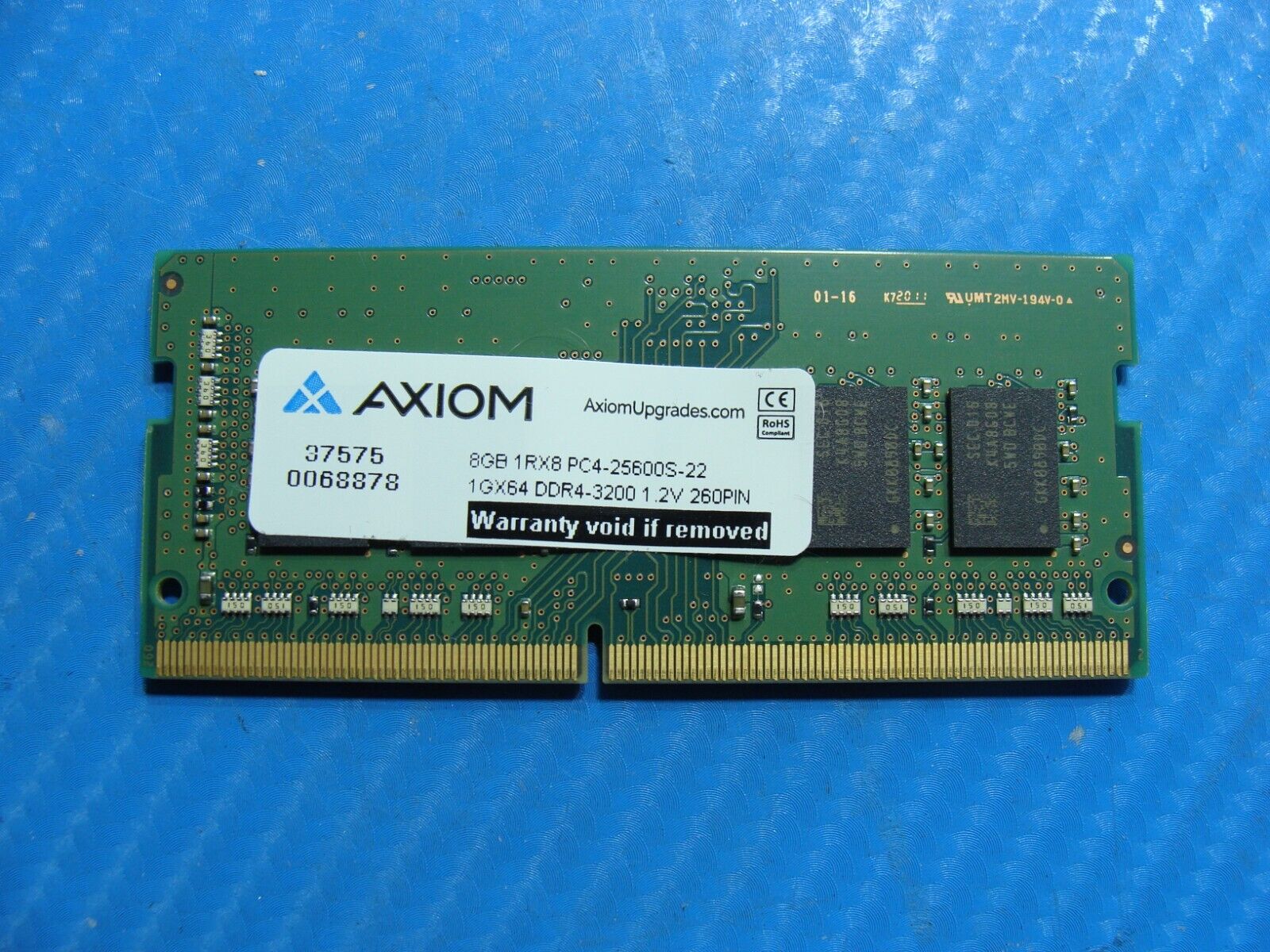 Dell 5420 Samsung 8GB 1Rx8 PC4-3200A Memory RAM SO-DIMM M471A1K43DB1-CWE