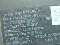 Lenovo IdeaPad 14" Flex 5 14ARE05 Genuine Bottom Case Base Cover 460.0K10R.0001