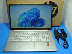 HP Laptop 17-cp0027ds 17.3"TOUCH AMD Ryzen 3 5300U 2.6GHz 8GB 256GB 100% Battery
