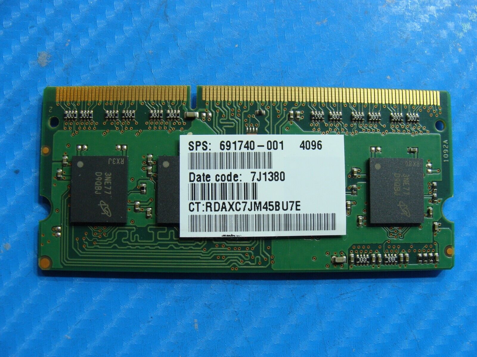 HP m6-k102dx So-Dimm Micron 4GB 1Rx8 Memory Ram PC3L-12800S MT8KTF51264HZ-1G6E1