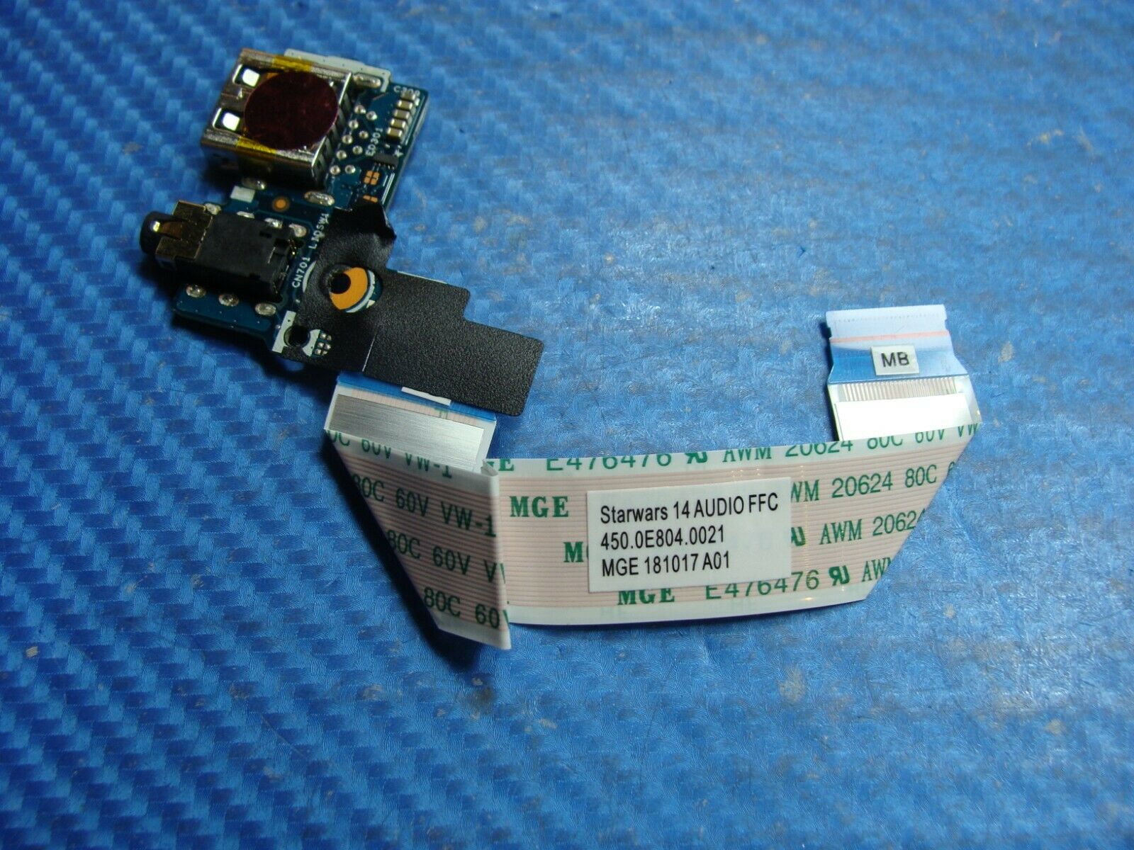 HP Pavilion 14 14m-cd0003dx Genuine Audio USB Board w/ Cable 450.0E804.0021 GLP* HP