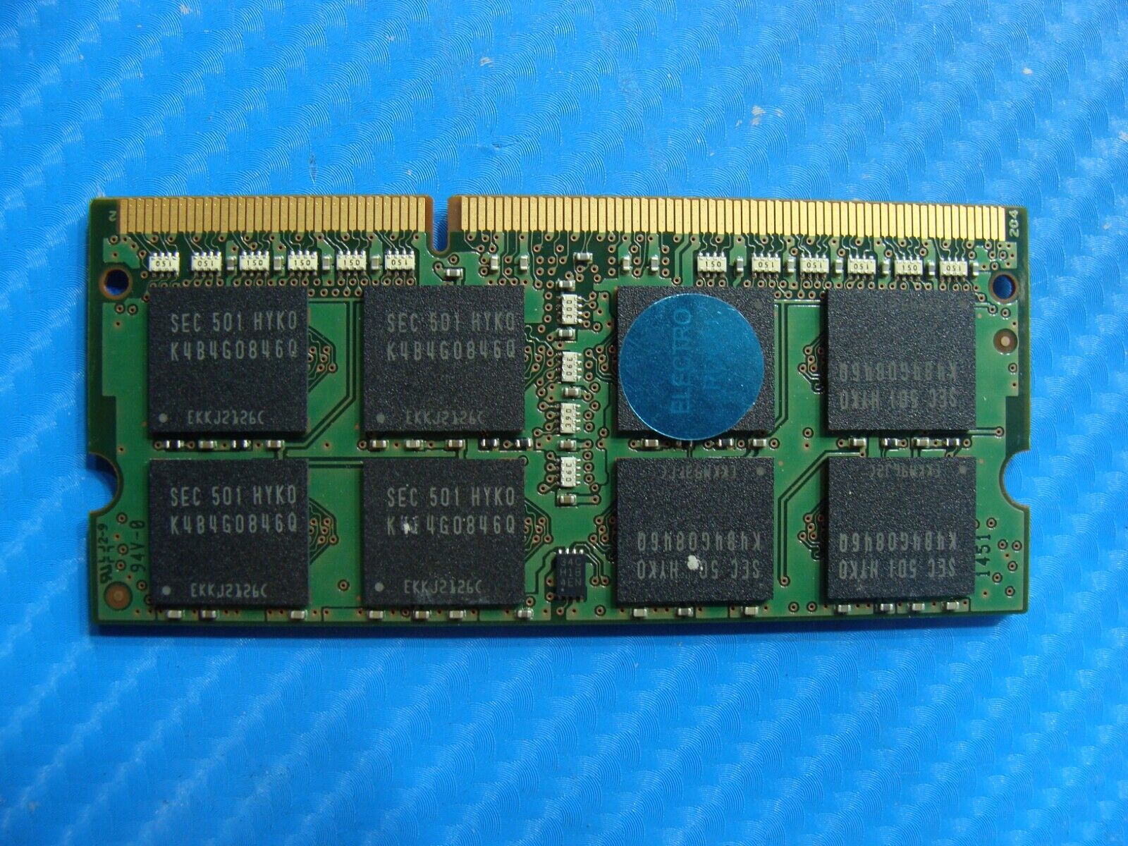 Dell 13 7353 Samsung 8GB 2Rx8 PC3L-12800S Memory RAM SO-DIMM M471B1G73QH0-YK0