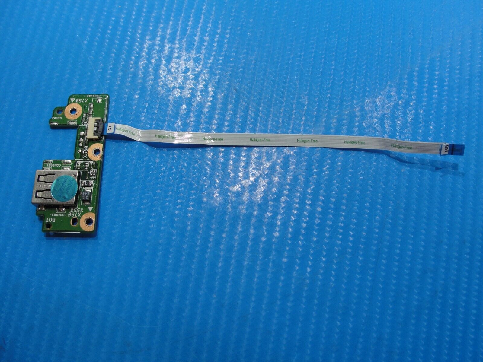 Asus 15.6” X550ZA Genuine Laptop USB Port Board w/Cable 69N0PPB10A01-01