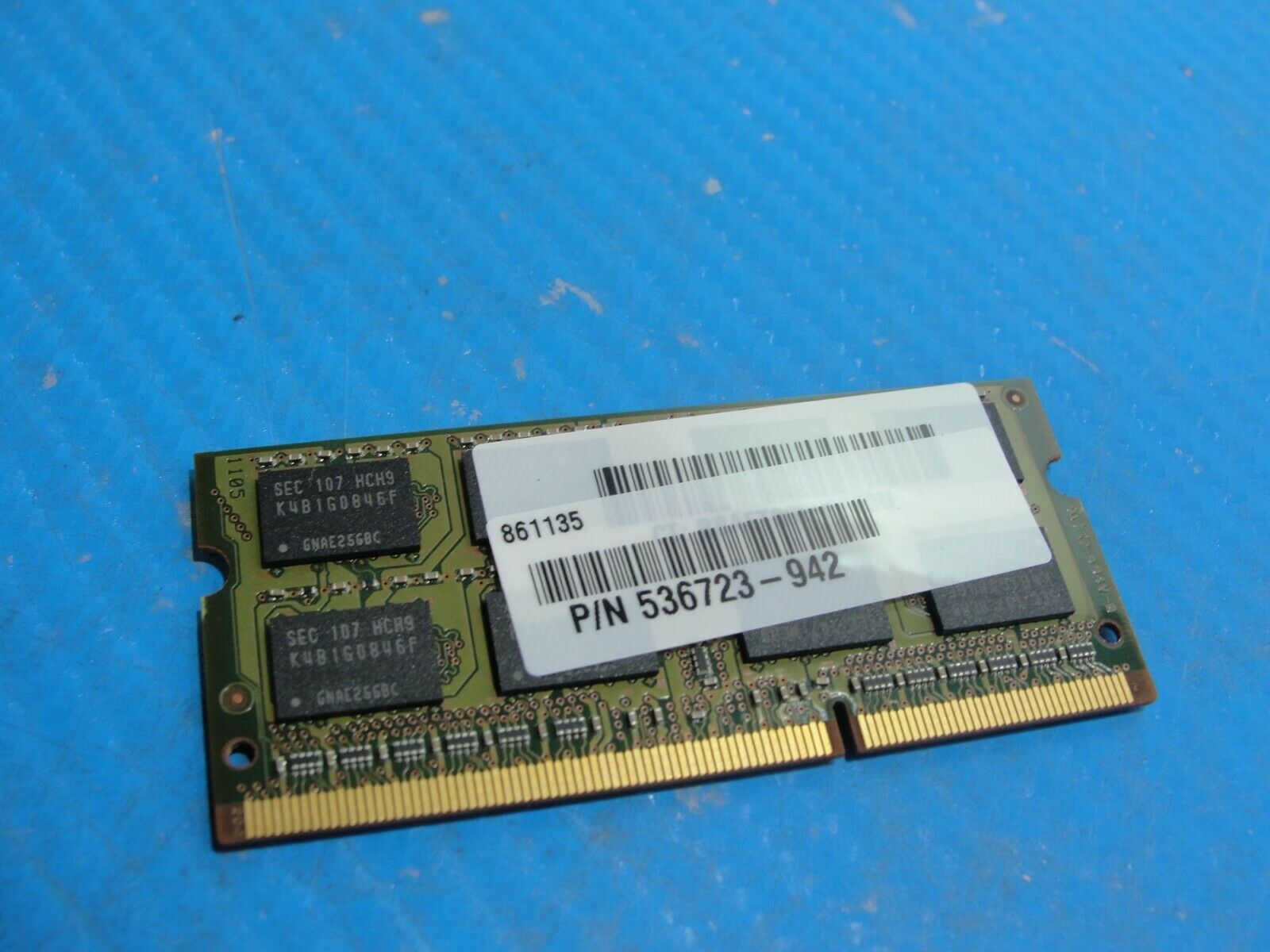 HP EliteBook 8440p Samsung 2GB SO-DIMM Memory RAM PC3-10600S M471B5673FH0-CH9 - Laptop Parts - Buy Authentic Computer Parts - Top Seller Ebay