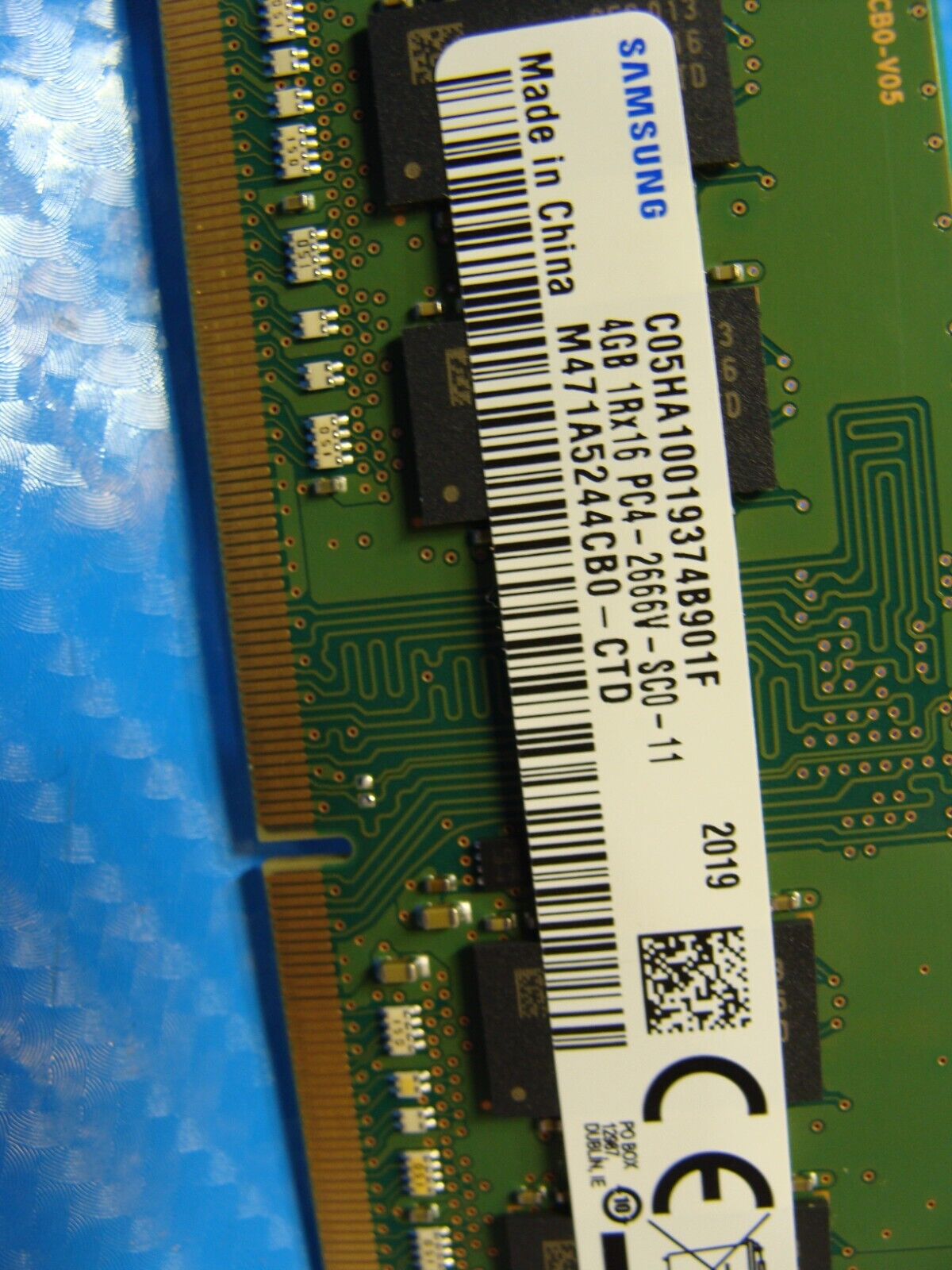 HP 17-by3053cl Samsung 4GB 1Rx16 PC4-2666V Memory RAM SO-DIMM M471A5244CB0-CTD