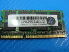 MacBook Pro 15" A1286 2009 MB985LL/A Micron SO-DIMM RAM Memory 2GB PC3-8500S - Laptop Parts - Buy Authentic Computer Parts - Top Seller Ebay