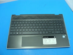 HP Pavilion x360 15-cr0037wm 15.6" Genuine Palmrest w/Touchpad Bl Keyboard
