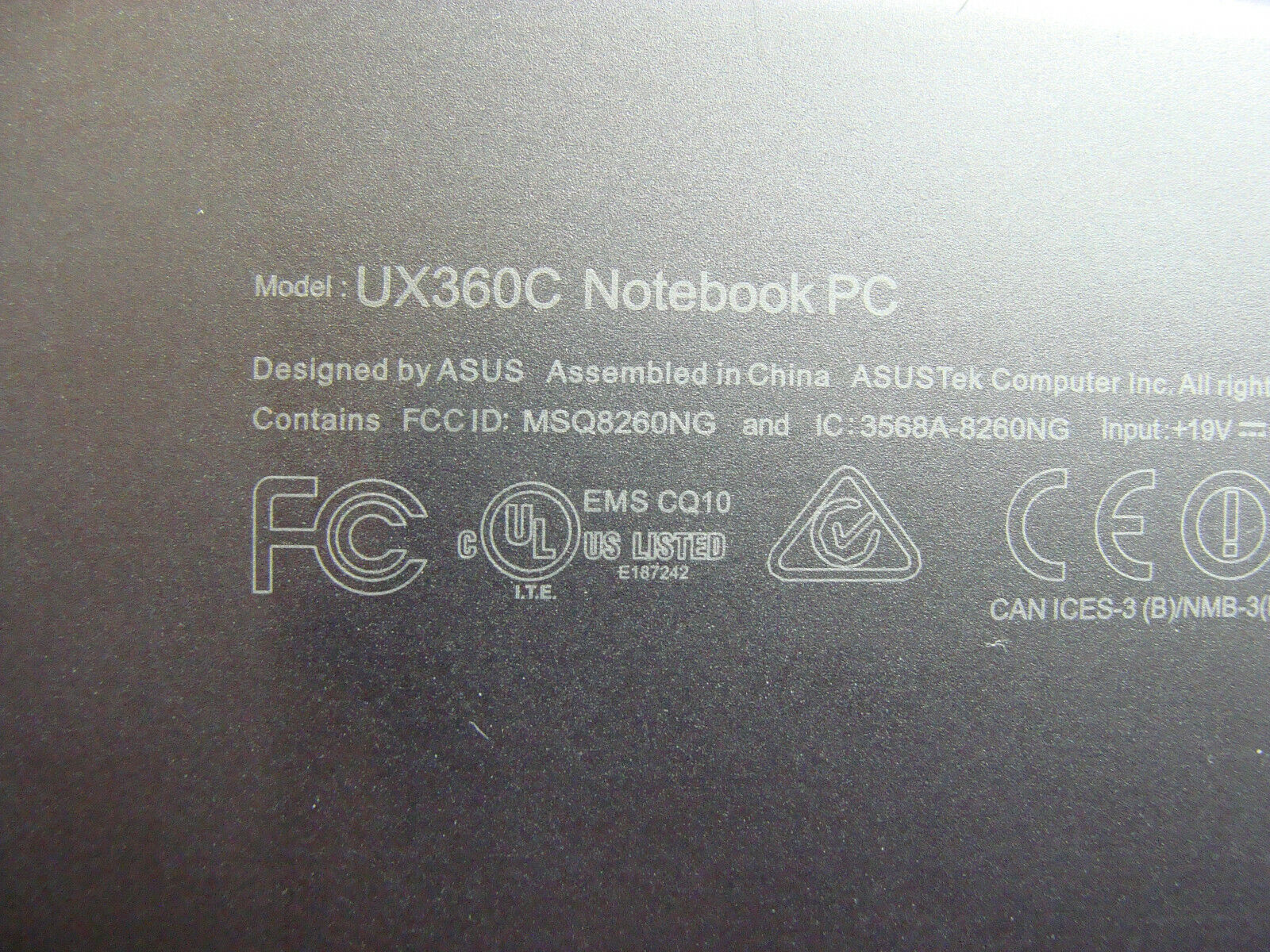 Asus ZenBook UX360C 13.3