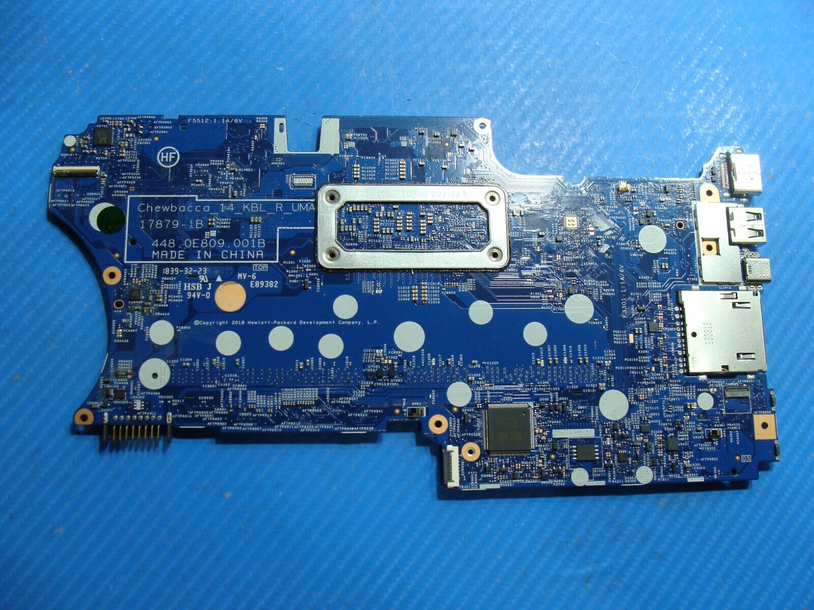 HP Pavilion x360 14m-cd0003dx Intel i5-8250u 1.6GHz Motherboard 448.0E809.001B