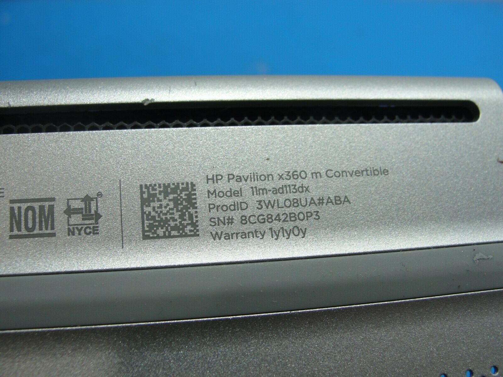 HP Pavilion x360 11m-ad113dx 11.6