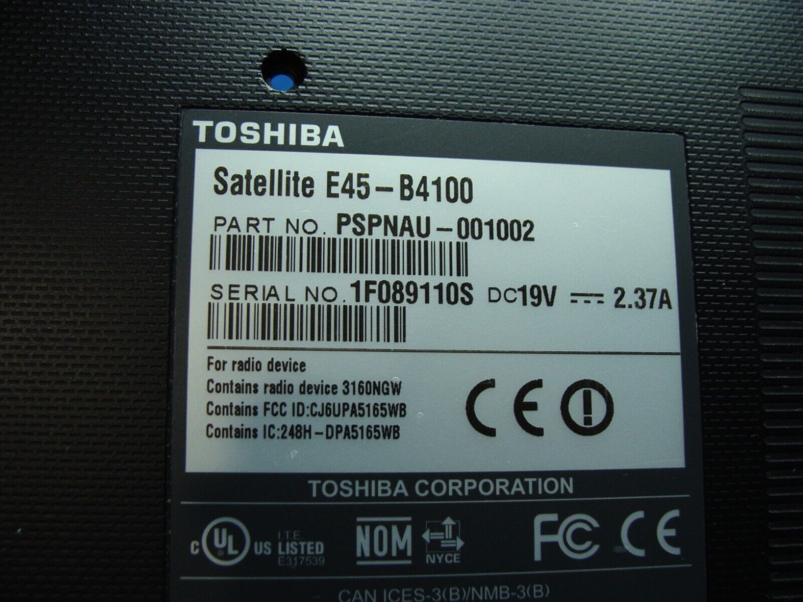 Toshiba Satellite E45-B4100 14