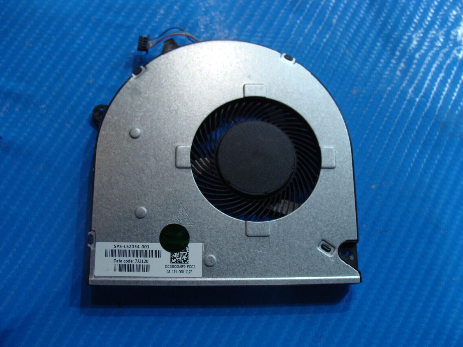 HP 15.6” 15-dw1081wm Genuine Laptop CPU Cooling Fan L52034-001 DC28000N6F0