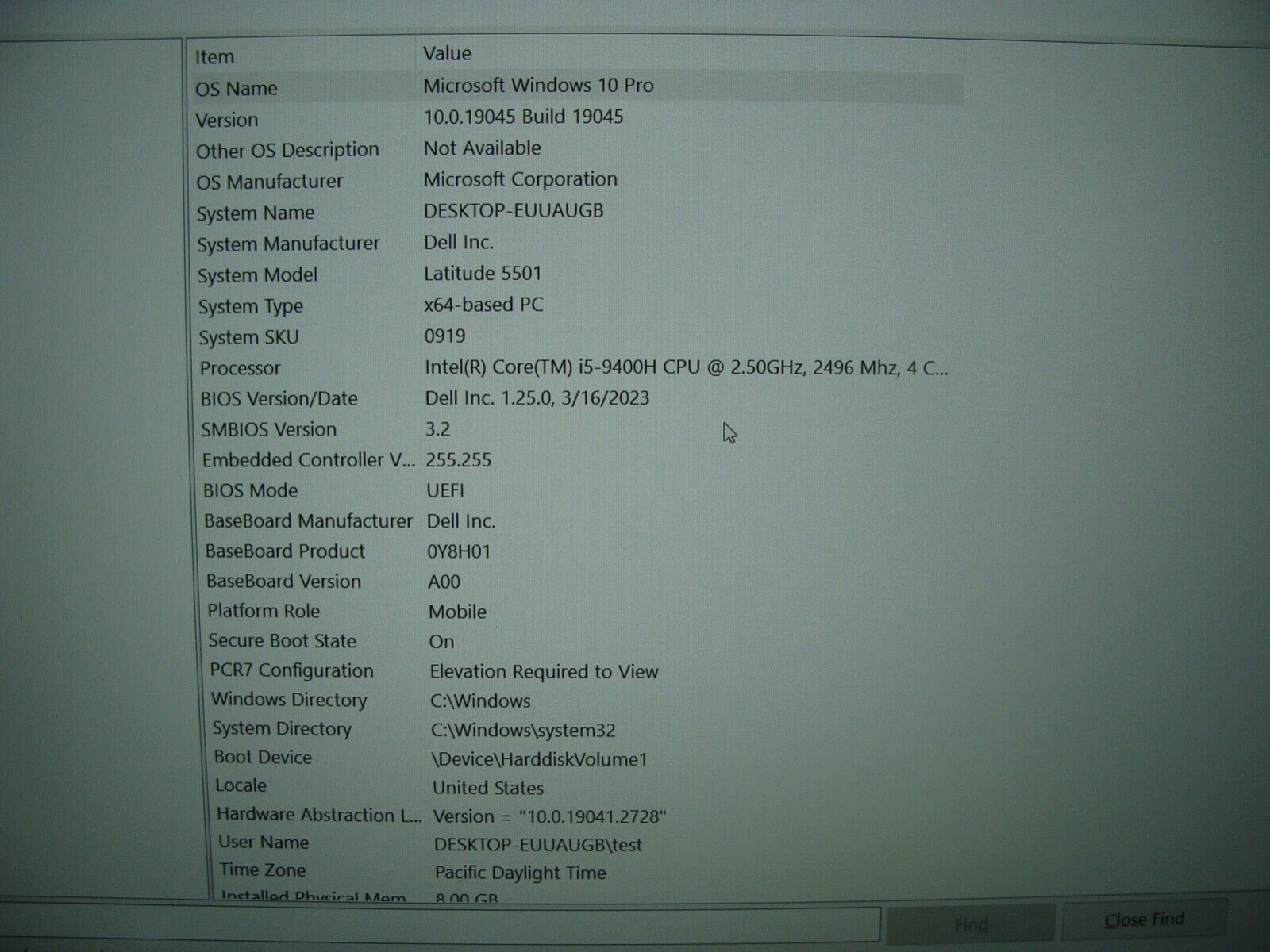Pristine FHD Dell Latitude 5501 Intel i5 9400H 2.50GHz 16GB 1TB HDD MX150 2GB VR