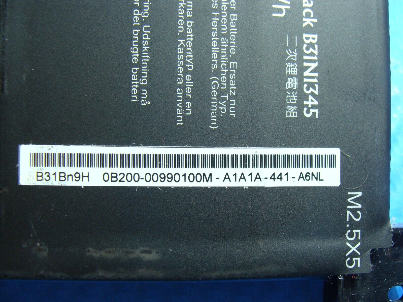 Asus Transformer Book Flip TP500LA-UB31T OEM 11.4V 48Wh 4110mAh Battery B31N1345