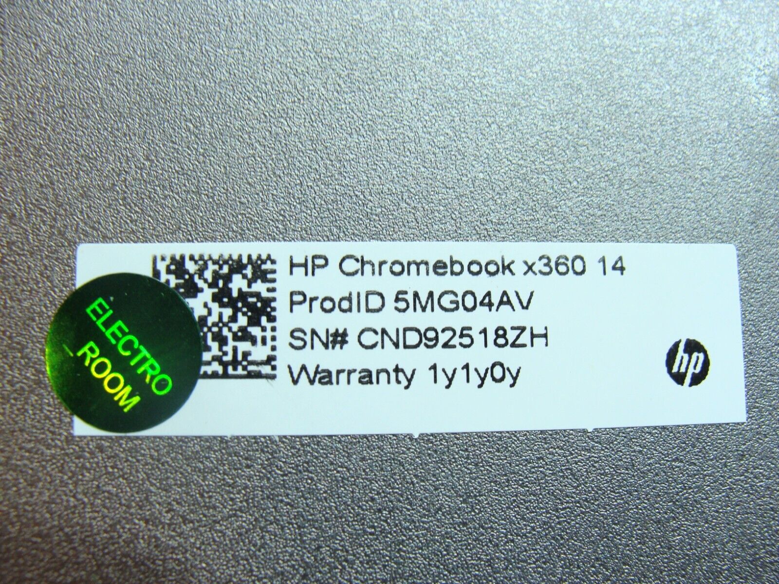 HP Chromebook x360 14” 14 G1 Bottom Base Case Cover L50830-001 AP2JH000200