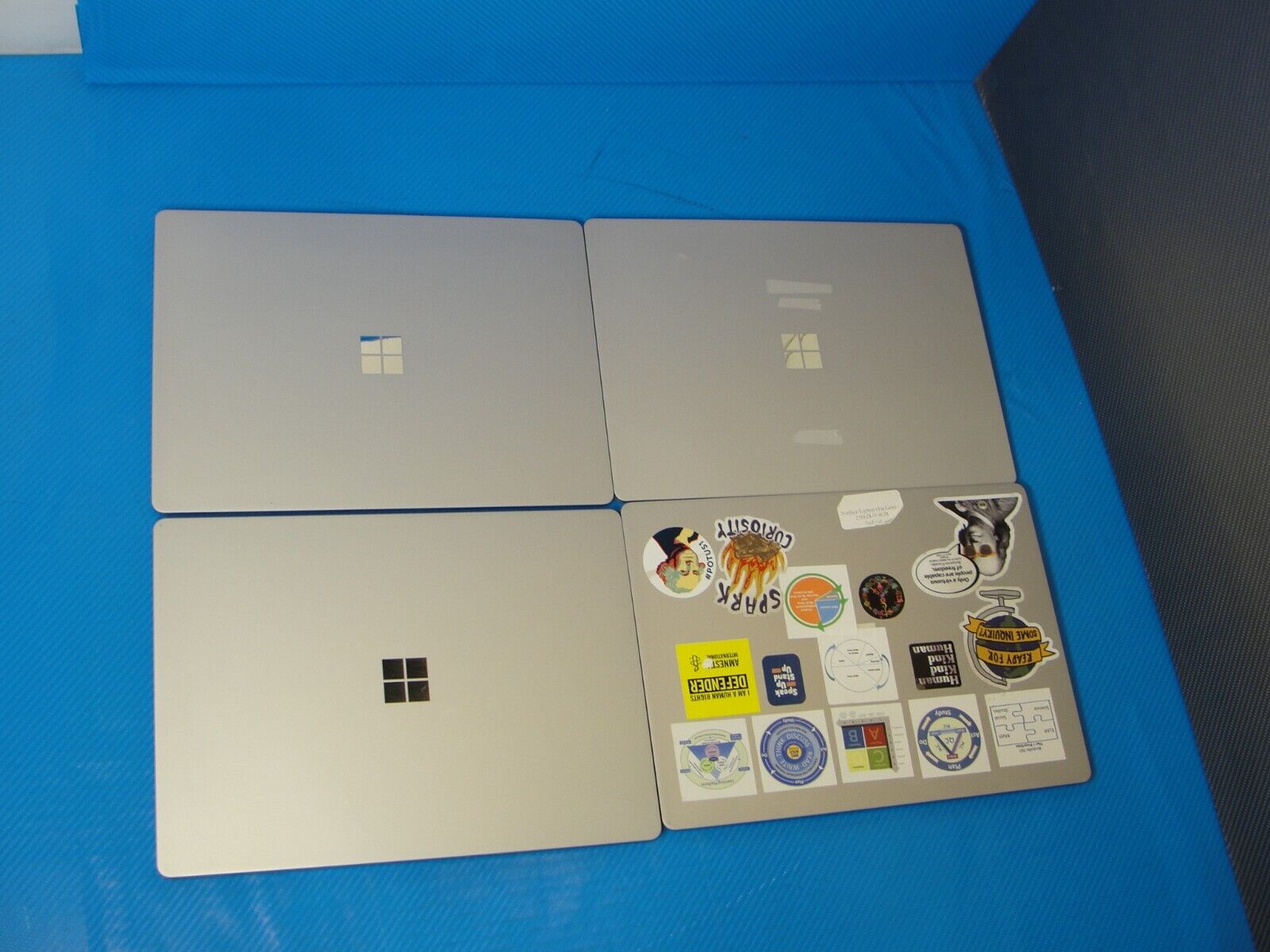 Lot of 4 Microsoft Surface Laptop 1769 i5-8250u i5-7300u /Parts Repair AS IS /#4