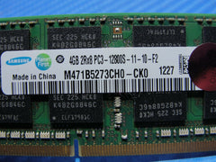 Toshiba L845D-SP4387RM SODIMM Samsung 4GB Memory PC3-12800S M471B5273CH0-CK0 - Laptop Parts - Buy Authentic Computer Parts - Top Seller Ebay