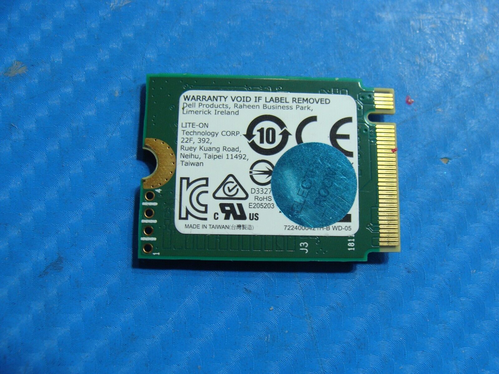 Dell 15 5590 LITE-ON 128GB M.2 NVMe SSD Solid State Drive CL1-3D128-Q11 R3CDK
