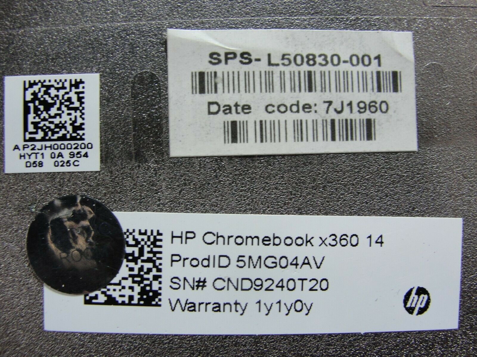 HP Chromebook x360 14 G1 14